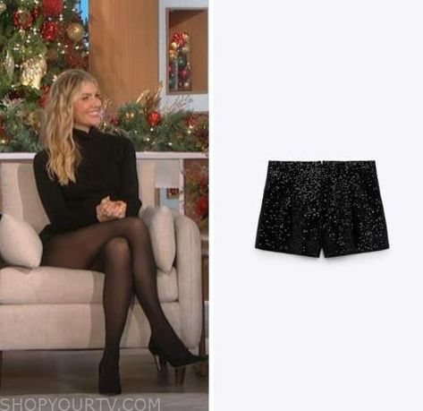 Sequin Shorts Outfit, Where To Buy Clothes, Shorts Outfit, Sequin Shorts, December 2022, Fashion Tv, The Talk, Black Velvet, Short Outfits