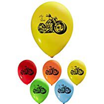 Check this out! Party Zone, Black Balloons, Printed Balloons, Bike Lovers, Motorcycle Bike, Latex Balloons, The Balloon, Perfect Party, Black Decor