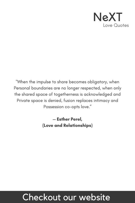 Love and Relationships Quotes by Esther Perel #LoveQuotes #RelationshipsQuotes #EstherPerel Esther Perel Quotes Infidelity, Esther Perel Quotes, Esther Perel, Relationships Quotes, Personal Boundaries, Love And Relationships, Relationship Quotes, Boundaries, Love Quotes