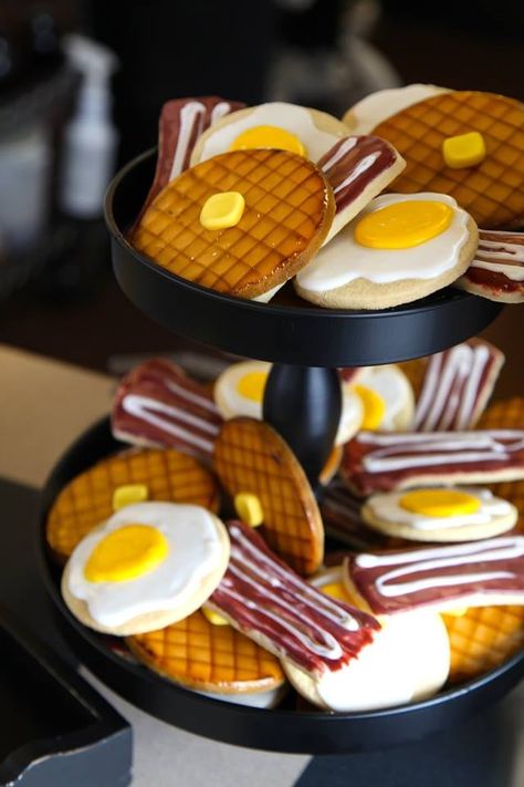 This Little Girl Had a Waffle House-Themed Birthday Party, and OMG, Pass the Syrup Brunch 1st Birthday Party, Waffle House Party Theme, Waffle House Themed Birthday Party, Waffle House Themed Party, Waffle House Party, Waffle House Birthday Party, Waffle Themed Birthday Party, Breakfast First Birthday Party, Waffle Birthday Party