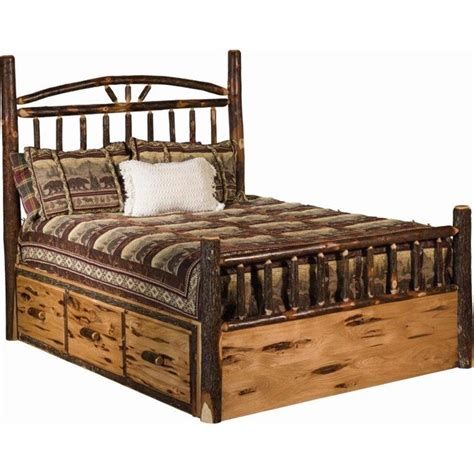 rustic bedroom furniture bespoke - Ecosia Rustic Platform Bed, Furniture Barn, Log Storage, Storage Bed Queen, Gorgeous Bed, King Storage Bed, Storage Platform Bed, Storage Platform, Log Furniture