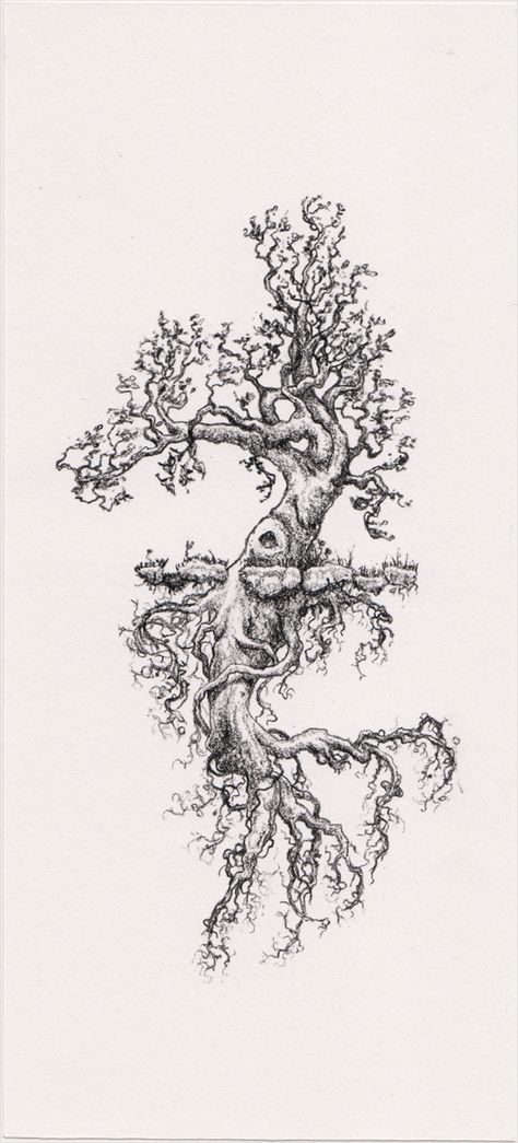 tree Arlo Tattoo, Kodama Tattoo, Universal Consciousness, Nature Tattoos, Tree Tattoo, Skin Art, Thigh Tattoo, Life Tattoos, Tree Art