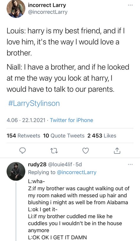 Larry Comics, Ziam Incorrect Quotes, Incorrect Quotes Larry Stylinson, Zarry Tweets, Holivia Larry Memes, Larry Stylinson Memes Funny, Ziam Memes, One Direction Jokes, Larry Shippers