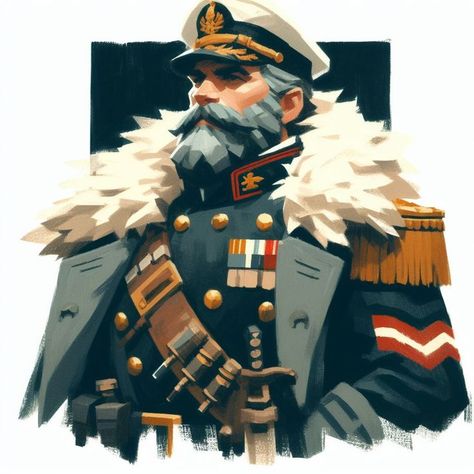 Imperial Character Design, Navigator Character Design, Army General Character Design, Ww2 Character Design, Navy Character Design, Artificer Character Art, Tank Character Design, Sci Fi Character, Military Illustration