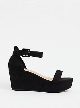 Black Wedges Shoes, Strappy Sandals Gladiators, Leather Gladiator Sandals, Wedges Style, Wide Width Shoes, Leather Flip Flops, Leather Espadrilles, Platform Heels Chunky, T Strap Sandals