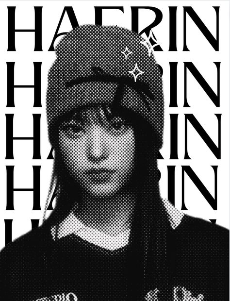 Haerin Poster, Printable Wall Poster, Y2k Posters, Pop Posters, Editing Inspiration, Poster Room, Blue Poster, Kpop Posters, Black And White Posters