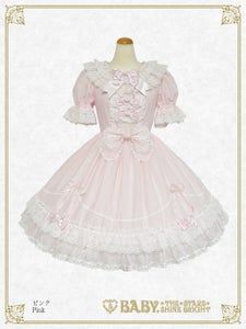 Kumya's Fluffy OP by Baby, the Stars Shine Bright Kawaii Pastel Clothes, Alice And The Pirates, Silly Clothes, Cute White Dress, Bright Dress, Baby The Stars Shine Bright, The Pirates, Star Dress, Pink Outfits