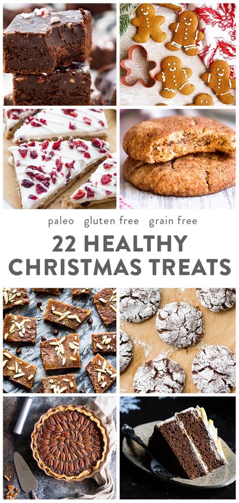 When it comes to the holidays, we're all looking for something quick, delicious and healthy that we can feed our family and friends, and you'll find the perfect treat in this list of 22 Healthy Christmas Treats! Find the perfect gluten free, sugar free, or paleo recipe to make this Christmas season, and a list of essential ingredients that are easy to find thanks to Thrive Market. Completely stress-free and full of flavor! #healthybaking #christmas #healthy Treats For Christmas, Healthy Christmas Treats, Paleo Christmas, Healthy Holiday Desserts, Pantry List, Healthy Christmas Recipes, Healthy Candy, Paleo Recipe, Thrive Market