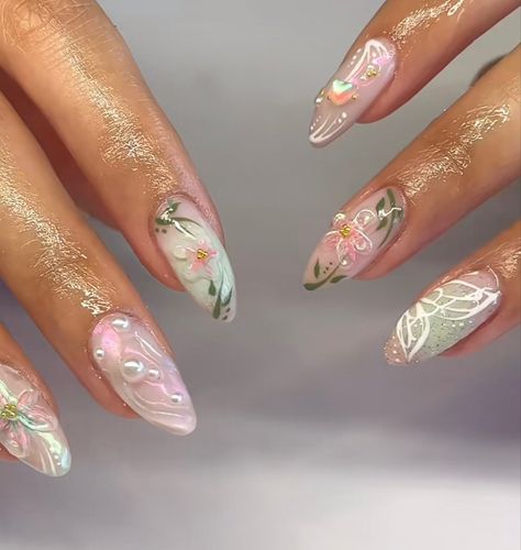 Nail Design Gold, Nails Model, Milky Nails, Purple Nail, Soft Nails, Diy Nail Art, Birthday Nails, Manicure Y Pedicure, Minimalist Nails