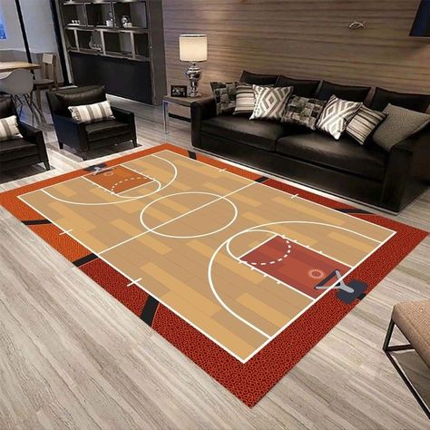 Boy Basketball Room, Basketball Furniture, Kids Basketball Room, Cool Boy Rooms, Basketball Decor Bedroom, Basketball Bedroom Ideas Boys, Basketball Room Ideas For Boys, Sports Room Ideas, Basketball Room Ideas