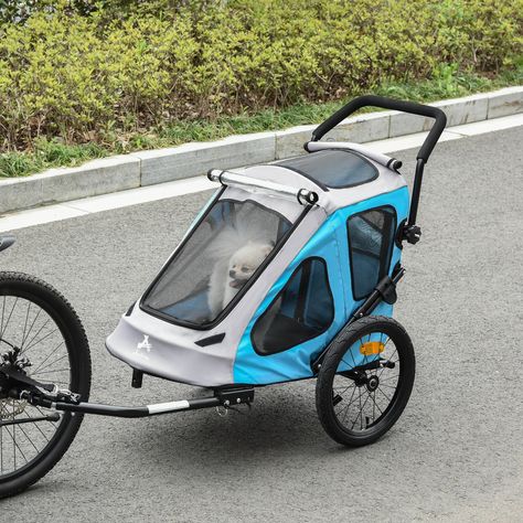 Dog Bike Carrier, Dog Trolley, Pet Trailer, Dog Bike, Dog Bike Trailer, Bicycle Trailers, Cat Stroller, Dog Trailer, Biking With Dog