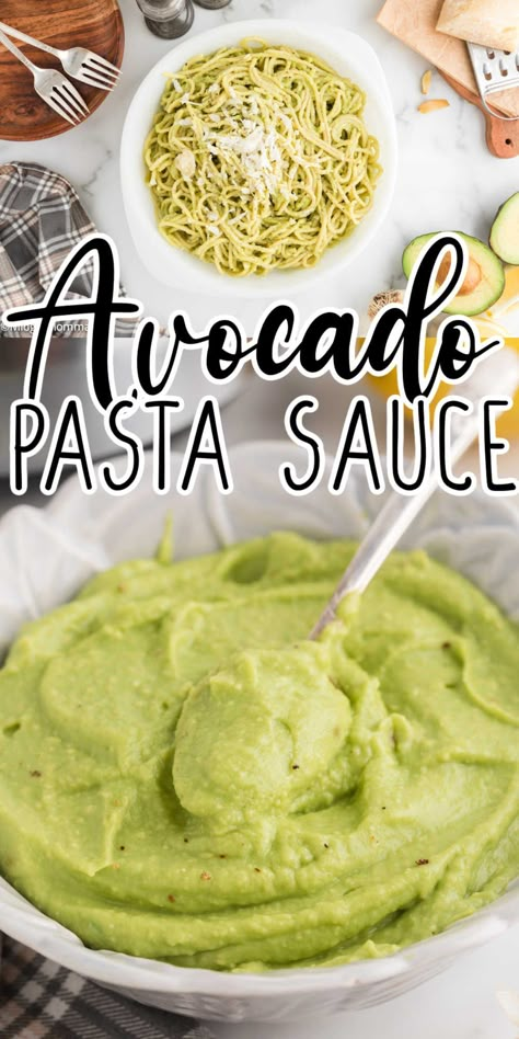 Pasta And Avocado Recipe, What To Make With Avocado, Chicken Avocado Pasta, Avocado Pasta Sauce, Avocado Sauce Recipe, Avocado Sauce Pasta, Avocado Recipes Pasta, Creamy Avocado Pasta, Cream Cheese Pasta