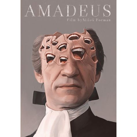 Amadeus Movie, 1984 Poster, Oscar Movies, Historical Movies, Film Poster Design, Film Design, Cinema Posters, Alternative Movie Posters, Cult Movies