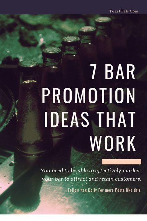 Opening a bar is a difficult task, but staying in business is even harder. That's why marketing is so crucial. Not only do different bar marketing strategies help to attract new customers, they keep them coming back. Bar Ideas For Restaurants Inspiration, Bar Grand Opening Ideas, Starting A Bar Business, Bar Events Ideas, Bar Business Ideas, Bar Promotion Ideas, Bar Marketing Ideas, Owning A Bar, Event Bartending