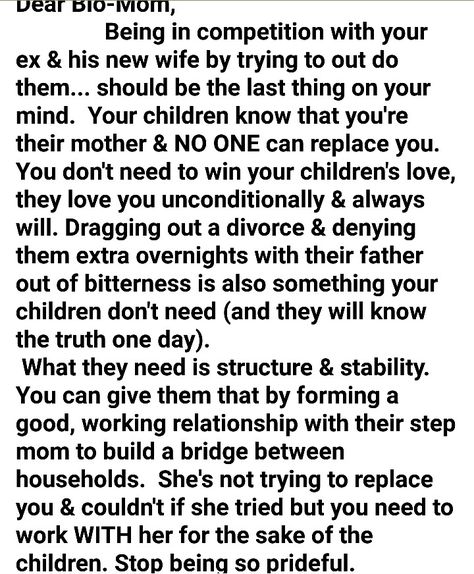 Stepmom Bio-Mom ,  Bio mom,  step mom quotes. Stepchildren blended family Bio Mom Drama Truths, Blended Family Drama Quotes, Funny Stepmom Quotes, Bonus Mom Quotes From Bio Mom, Jealous Stepmom Quotes, Contact Names For Step Mom, Bitter Baby Mama Quotes, Step Mom Quotes Being A Stepmom, Stepmom Quotes