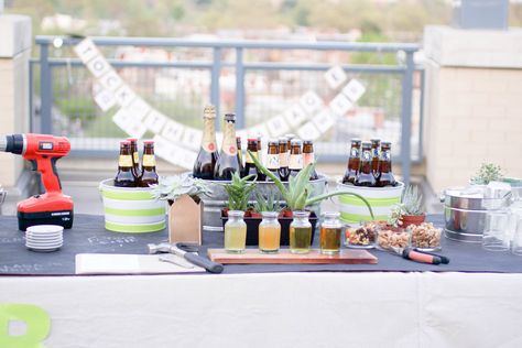 Backyard Barbecue Party, Garage Wedding, Barbecue Wedding, Beer Cocktail Recipes, Beer Tasting Parties, Hen Night Ideas, Gingham Picnic, Meadow Wedding, Bridal Party Games