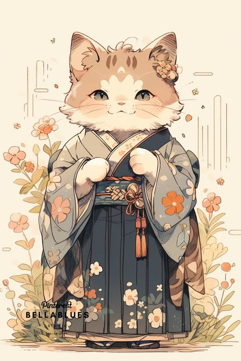 #KawaiiCatKimono #CutePets #PetApparel #CatFashionistas Description: Make a pawsitively cute choice with our kawaii cat kimono attire. Order now: Order Here Samurai Animal, Cat Kimono, Environment Drawing, Wallpaper Gatos, Anime Animals, Order Here, Kawaii Cat, Heart For Kids, Cute Images