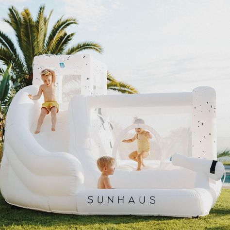 Surf Birthday Party, Bounce House Birthday, Up Theme, Smart Home Design, Playground Design, Soft Play, Water Slide, Bounce House