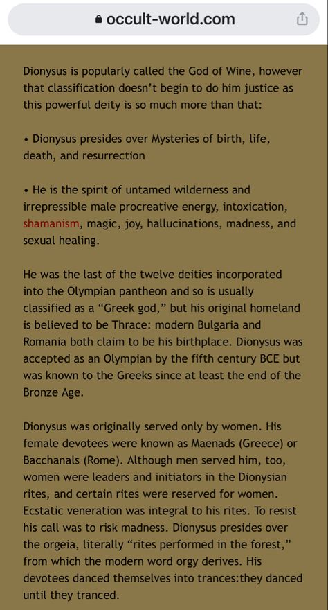 Dionysus Witchcraft, Dionysus Maenads, Dionysus Worship, Dyonisus Aesthetic God, Dionysus Deity, Cult Of Dionysus Aesthetic, Children Of Dionysus, Greek Pagan, Dionysus Art