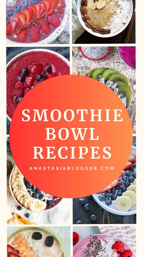 Almond Butter Smoothie Bowl, Kiwi Smoothie Bowl, Peanut Butter Smoothie Bowl, Strawberry Smoothie Bowl, Smoothie Bowl Recipe Healthy, Protein Smoothie Bowl, Mango Smoothie Bowl, Refreshing Breakfast, Acai Bowls Recipe