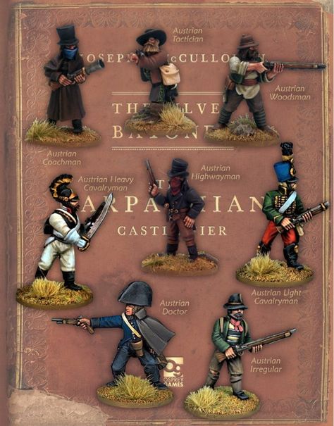 TSB015 - The Second Austrian Unit - North Star Military Figures Silver Bayonet, Osprey Publishing, Austrian Empire, Horse Games, Big Battle, Military Figures, Escape Game, Napoleonic Wars, Miniature Games