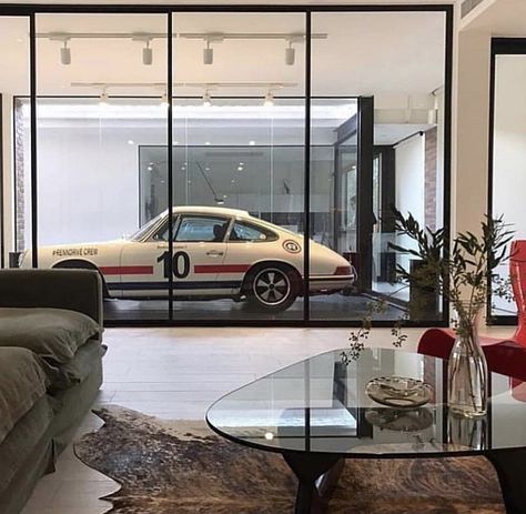 Home Goals, Garage Design Interior, Architecture Renovation, Luxury Garage, Garage Interior, Glass Walls, Garage Design, Garage House, Dream Garage