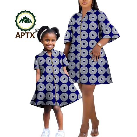 African Family Matching Clothes Sets Dashiki Mom and Daughter Outfit Ankara Print Women Party Mini Dress with Pocket Y234001 - AliExpress 1501 Party Mini Dress, Matching Clothes, Ankara Print, Mom And Daughter, Women Party, Family Matching, Ladies Party, Mini Dress Party, Matching Outfits