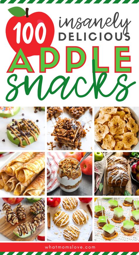 Fun Apple Snacks, Apple Snacks For Kids, Healthy Apple Snacks, Apple Snack Recipes, Kids Muffins, Apple Snacks Healthy, Easy Toddler Snacks, Easy Recipe Ideas, Apple Recipes Healthy