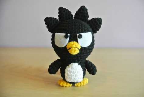 Hey, I found this really awesome Etsy listing at https://www.etsy.com/listing/507211558/crochet-badtz-maru-amigurumi-handmade Badz Maru Crochet, Badtz Maru Crochet, Avengers Superheroes, Bff Birthday, Owl Photos, Badtz Maru, Crochet Owl, Crochet Design Pattern, Crochet Design