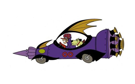 Wacky Races, Mean Machine, Cartoon Cars, Hanna Barbera Cartoons, Classic Cartoon Characters, Saturday Morning Cartoons, Weird Cars, Hanna Barbera, Car Cartoon