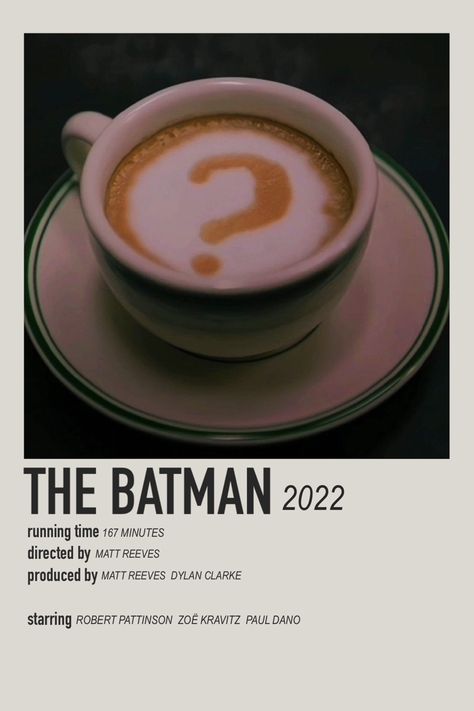 The Batman Polaroid Poster, Batman Polaroid Poster, The Batman 2022, Batman 2022, Polaroid Posters, Movie Wall, Matt Reeves, Paul Dano, Batman Poster