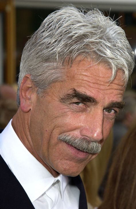 Sam Elliott's Beautiful Moustache Sam Elliot, Katharine Ross, Sam Elliott, Sundance Kid, Older Man, Actrices Hollywood, We Are The World, Famous Faces, Grey Hair