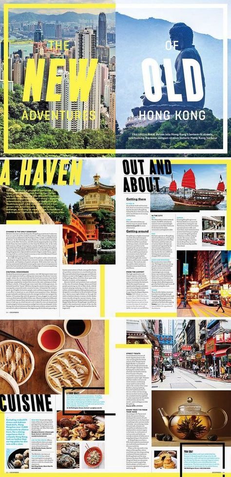 Picture Magazine Layout, Magazine Headline Design, Travel Editorial Design, Magazine Style Layout, Magazine Title Ideas, Feature Article Layout, Magazine Title Page, Design Layout Magazine, Travel Magazine Design