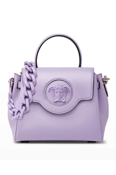 V5A4P Versace Medusa Mini Tonal Leather Top-Handle Bag Versace Store, Bottega Veneta Jodie, Latest Handbags, Versace Handbags, Medium Handbags, Medusa Head, Versace Bags, Donatella Versace, Jane Birkin