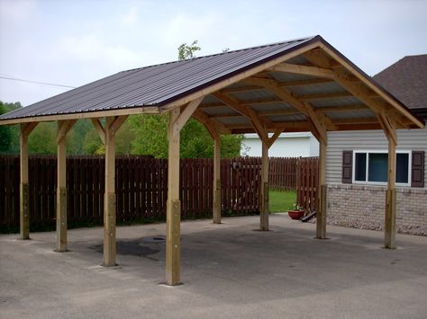 http://www.mobilehomemaintenanceoptions.com/mobilehomecarportideas.php has some shopping and installation tips regarding carports for mobile homes. Diy Rv Carport, Rv Shelter, Carports For Sale, Wooden Carports, Rv Carports, Car Ports, Diy Carport, Carport Kits, Carport Sheds