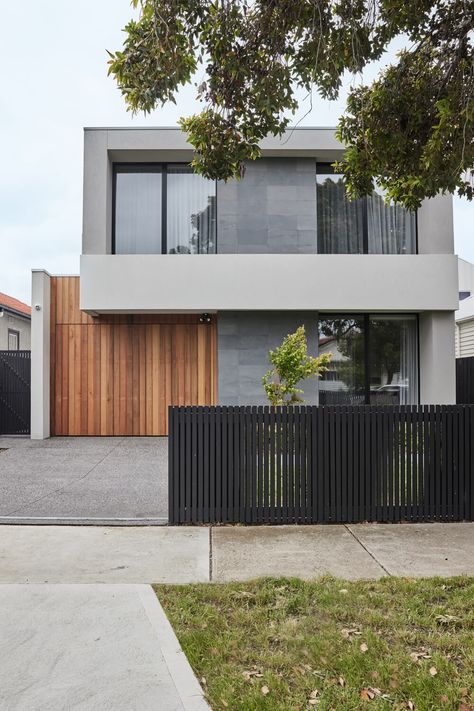 Highlights Photography, Archer Design, 2023 Highlights, Gray House Exterior, Penthouse Design, House Fence Design, Modern Townhouse, Concrete Houses, Subtle Beauty