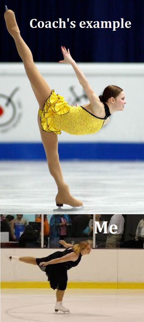 Freaking hilarious and how most adults look doing a spiral. Figure Skating Spiral, Ice Skating Funny, Ice Skating Quotes, Figure Skating Funny, Skating Quotes, Figure Skating Quotes, Skating Quote, Tonya Harding, Figure Ice Skates