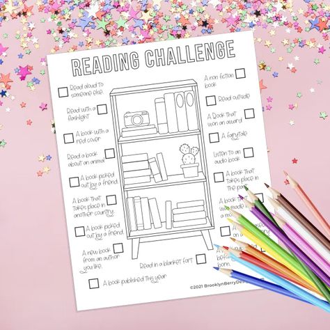 Reading Week Ideas, Challenges Ideas, Challenge For Teens, October Reading, Read A Thon, Reading Incentives, Reading Log Printable, Reading List Challenge, Summer Reading Challenge