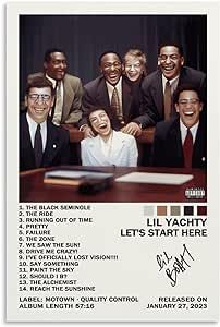 UTOYA Lil Yachty Let's Start Here Poster Album Cover Posters Canvas Art Poster Bedroom Decor Posters 12x18inch(30x45cm) Be The Cowboy Poster, Be The Cowboy, Cowboy Poster, Posters Bedroom, Bedroom Painting, Lil Yachty, The Cowboy, Painting Canvas, Decorative Painting