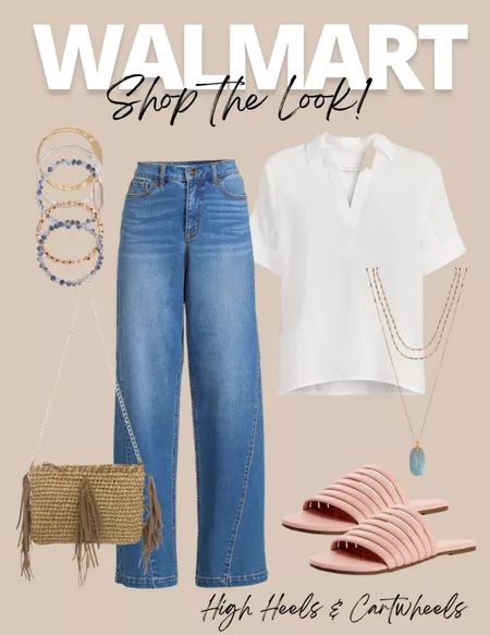 Casually cool in Walmart fashion! Click to shop Walmart Outfits Spring 2024, Casual Office Fashion, Walmart Style, Walmart Outfits, Professional Work Outfit, Fashion Everyday, Country Style Outfits, Walmart Fashion, Spring Capsule