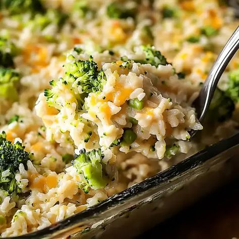 Chicken Broccoli Rice Cheese Casserole, Cheddar Broccoli Rice, Broccoli Cheese Rice Casserole, Smoked Sausage Casserole, Broccoli Cheese Rice, Cheesy Broccoli Rice Casserole, Cheesy Broccoli Rice, Vegetable Casserole Recipes, Cheesy Rice