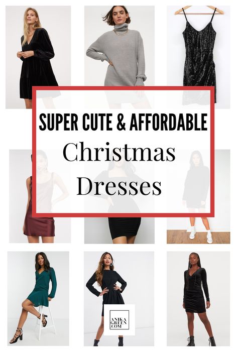 Christmas Party Outfits | Formal, casual, and always classy, these Christmas party outfits are not only stunning, but super cheap and affordable. Work Christmas party | fancy Christmas party | Christmas party dress | classy holiday dress | Cute Christmas outfits | ideas for women | fancy classy | formal dress | semi formal Christmas outfit | business casual | dressy outfits | affordable fashion | winter fashion | cold weather fashion Semi Formal Christmas Outfit, Dressy Christmas Party Outfit, Winter Semi Formal Outfit, Chrismas Party Outfit, Formal Christmas Outfit, Classy Formal Dress, Casual Dressy Outfits, Christmas Party Dress Classy, Winter Fashion Cold Weather