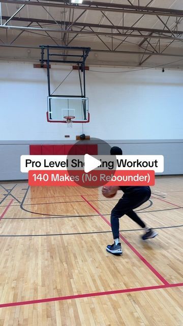 Des🖤 on Instagram: "Use / save this pro level workout to become a better shooter! This is a great shooting workout to do if you’re in the gym by yourself or with a teammate / partner.. 140 Makes (Go game speed to see better results)

#reels #explore #basketball #basketballneverstops #shooting" Basketball Workouts, Go Game, Basketball Training, April 13, In The Gym, The Gym, How To Become, Basketball, Gym