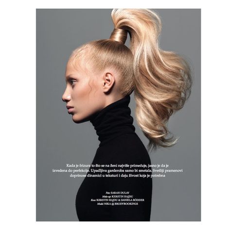 Pelo Editorial, Hair Saloon, Hair Pony, Runway Hair, Beauty Makeup Photography, Hair Photography, Hair Upstyles, Editorial Hair, Hair Magazine