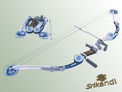 The Srikandi Folding Bow by pangeranberbajuputih.deviantart.com on @DeviantArt Founding Day, Rwby Oc, Female Oc, Archery Bows, 3d Cnc, Creatures Art, Female Hero, Compound Bow, Bow And Arrow