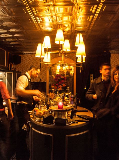 Get Your Gatsby On In These NYC Speakeasies #refinery29  http://www.refinery29.com/speakeasy-nyc Speakeasy Nyc, Speakeasy Decor, 1920s Speakeasy, Speakeasy Party, New York Bar, Speakeasy Bar, Jazz Bar, New York City Travel, Bar Interior