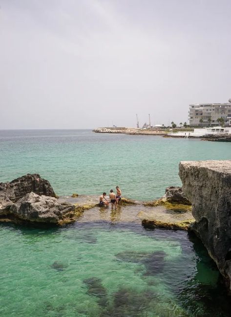 monopoli beaches Monopoli Italy Beaches, Monopoli Italy, Italy Beaches, Rocky Beach, Free Beach, Sandy Beaches, Puglia, Railing, Wonders Of The World