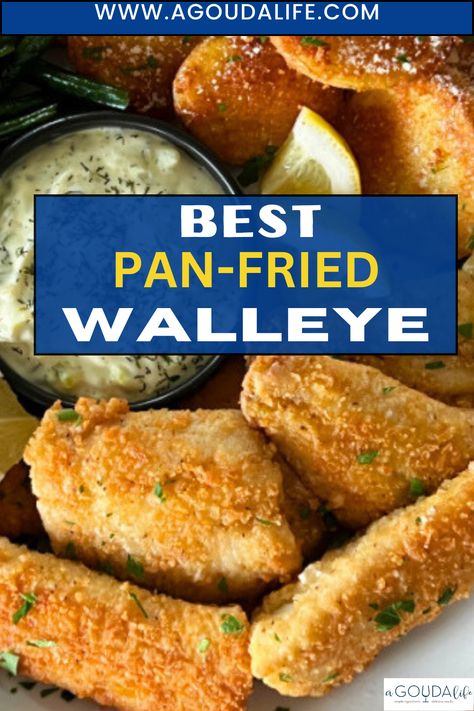 Pan Seared Walleye Recipes, Fried Walleye Recipes Fish Fry, Pan Fried Walleye Fish Recipes, Pan Fried Pickerel Recipes, Fried Pickerel Recipe, Pan Fried Walleye Recipes, Fried Walleye Recipes, Pan Fried Walleye, Pickerel Recipes