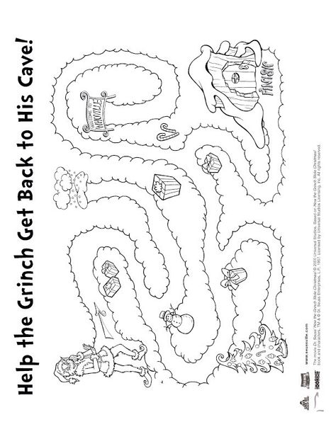 The grinch worksheet! Grinch Worksheets, Grinch Coloring Pages, The Grinch Movie, Grinch Christmas Party, Whoville Christmas, Grinch Who Stole Christmas, Grinch Party, Worksheets Kindergarten, The Grinch Stole Christmas