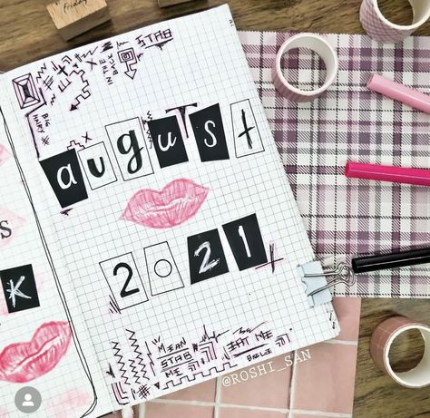 Burn Book Aesthetic Ideas, Barbie Bujo Theme, Barbie Theme Journal, Clueless Journal Page, Movie Bullet Journal Page, Bullet Journal Ideas Templates, Creating A Bullet Journal, Bullet Journal Paper, Bullet Planner